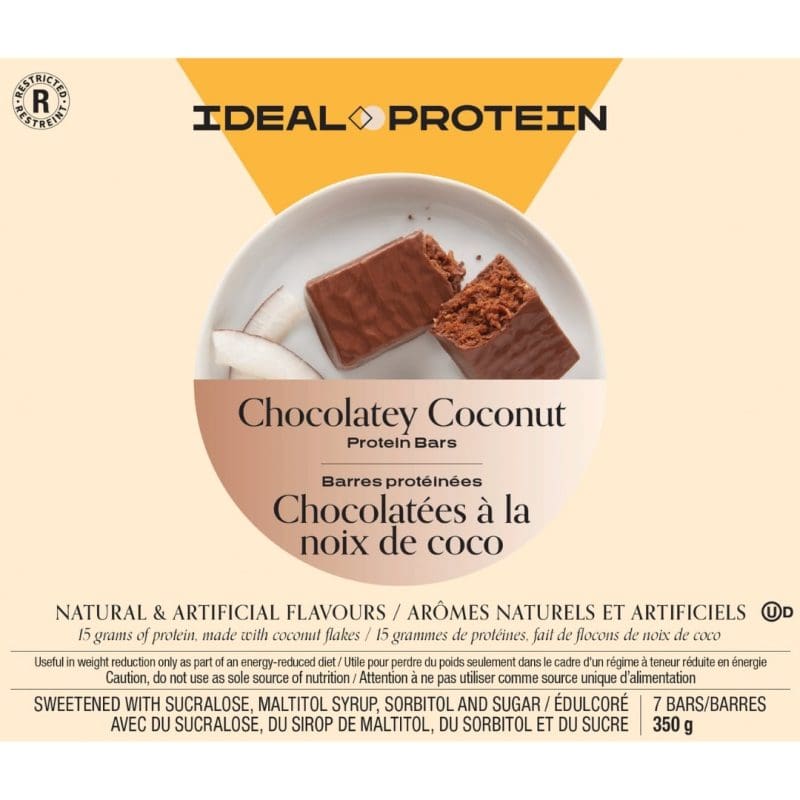 Chocolate Coconut Protein Bars details