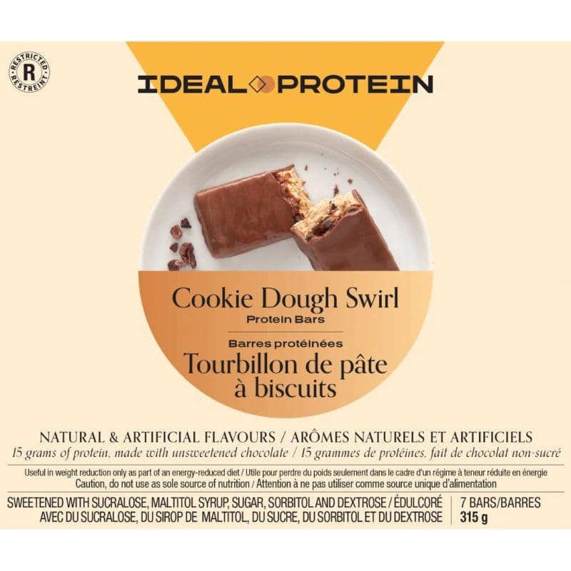 Cookie Dough Protein Swirl Bars details