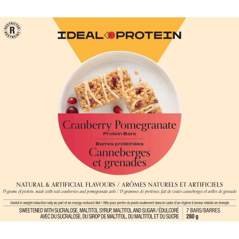 Cranberry Pomegranate Protein Bars details