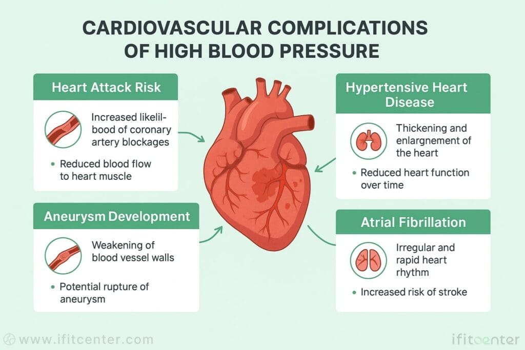 complications of hypertensive heart disease