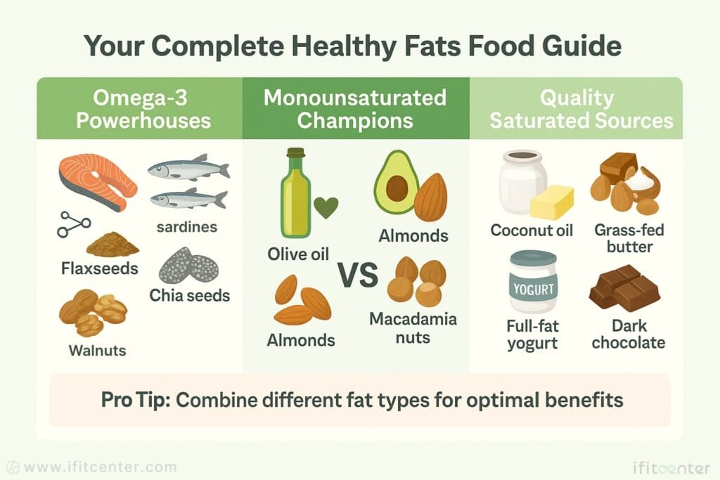healthy fats food